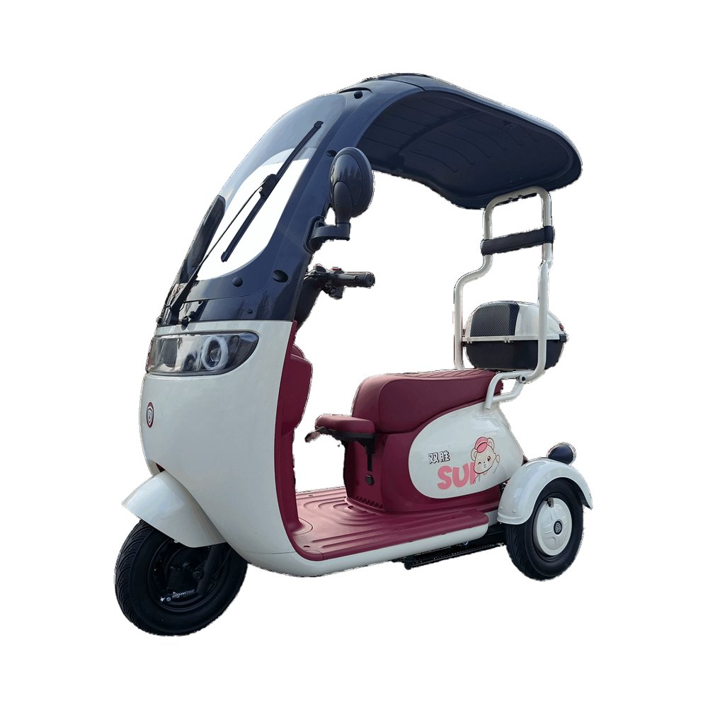 Sunsen 600W 3-Wheel Electric Trike Adults 72v Power Motorized Driving 60V 3 Passenger Leisure Tricycle Motorcycle